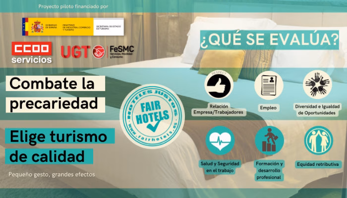 CCOO impulsa un proyecto piloto para elevar la calidad y profesionalización del sector turístico