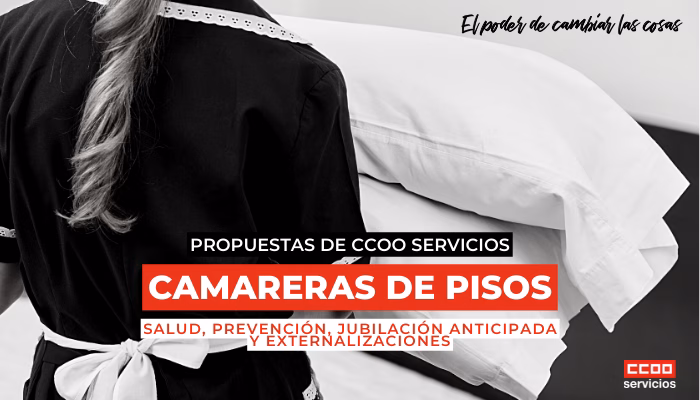CCOO presenta sus propuestas para seguir dignificando las condiciones de trabajo y salud de las camareras de pisos