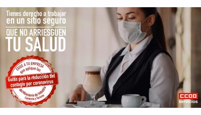 Es prioritario garantizar la seguridad y la  salud de plantilla y clientela en la hostelería