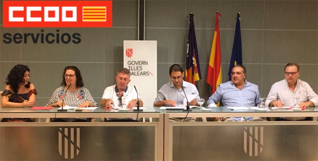 Servicios CCOO de Balears valora positivamente la firma del vigente Convenio de hostelería por parte de la Asociación de Restauración de Mallorca
