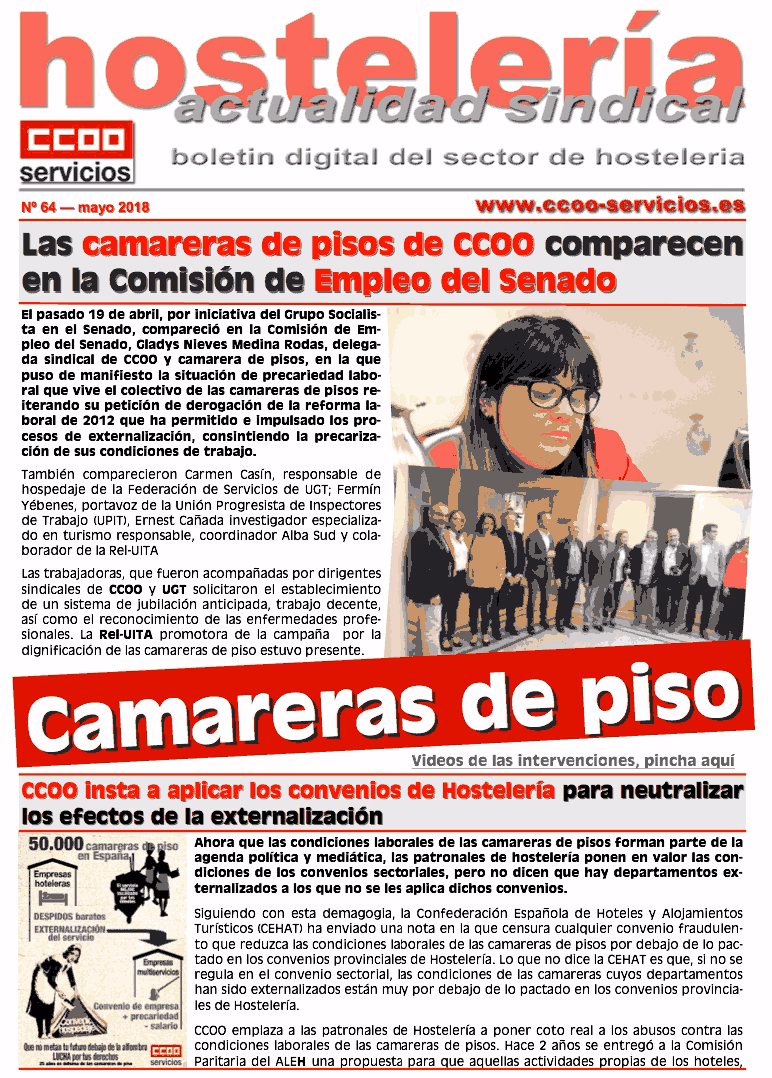 hosteeria sindical ccoo