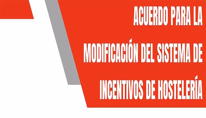 Nuevo Sistema de Incentivos para el colectivo de Hostelería